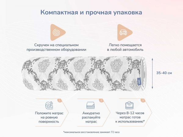 Матрас Dimax Твист ролл латекс (Твист&nbsp;ролл&nbsp;латекс)